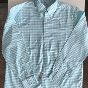 Brooks Brothers Blue Checkered Shirt